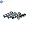 Rivet Manufacturer Flat Head Semi Hollow Iron Plated with White Zinc Rivets Applied To Household Appliances And Office Equipment