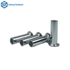 Rivet Manufacturer Flat Head Semi Hollow Iron Plated with White Zinc Rivets Applied To Household Appliances And Office Equipment
