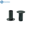 Customized Round Head Semi Hollow Iron Plated Black Zinc Rivets for Industrial Cabinets, Equipment, Etc
