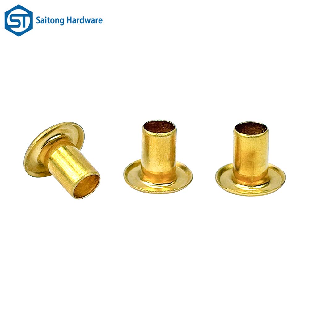 Customizable Eyelet made of brass, used in industries such as electronics and clothing