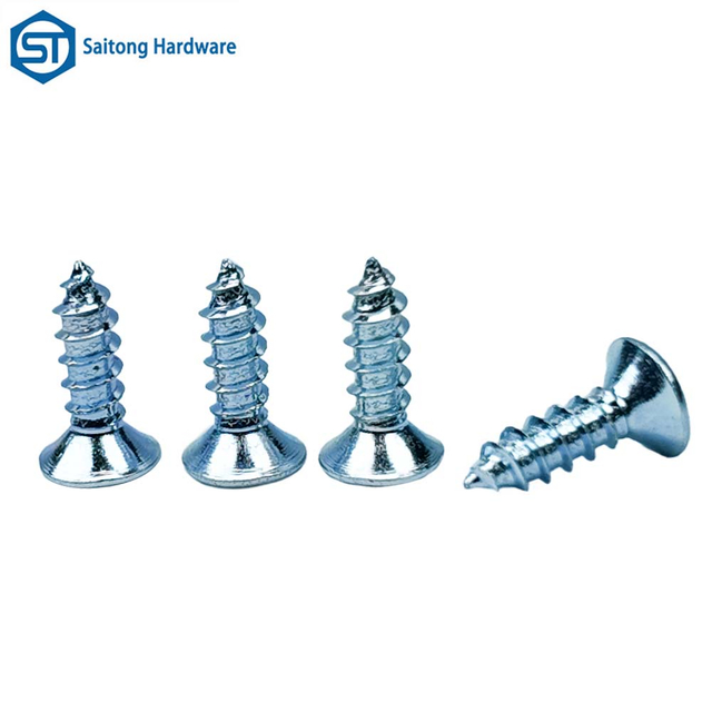 Durable Iron Blue Zinc Self Tapping Screws Factory OEM