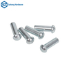 Metal Rivets, Rust Resistant And Corrosion-resistant Round Headed Solid Iron Plated with Blue Zinc Rivets, Are Used for Furniture Hardware Metal Connections